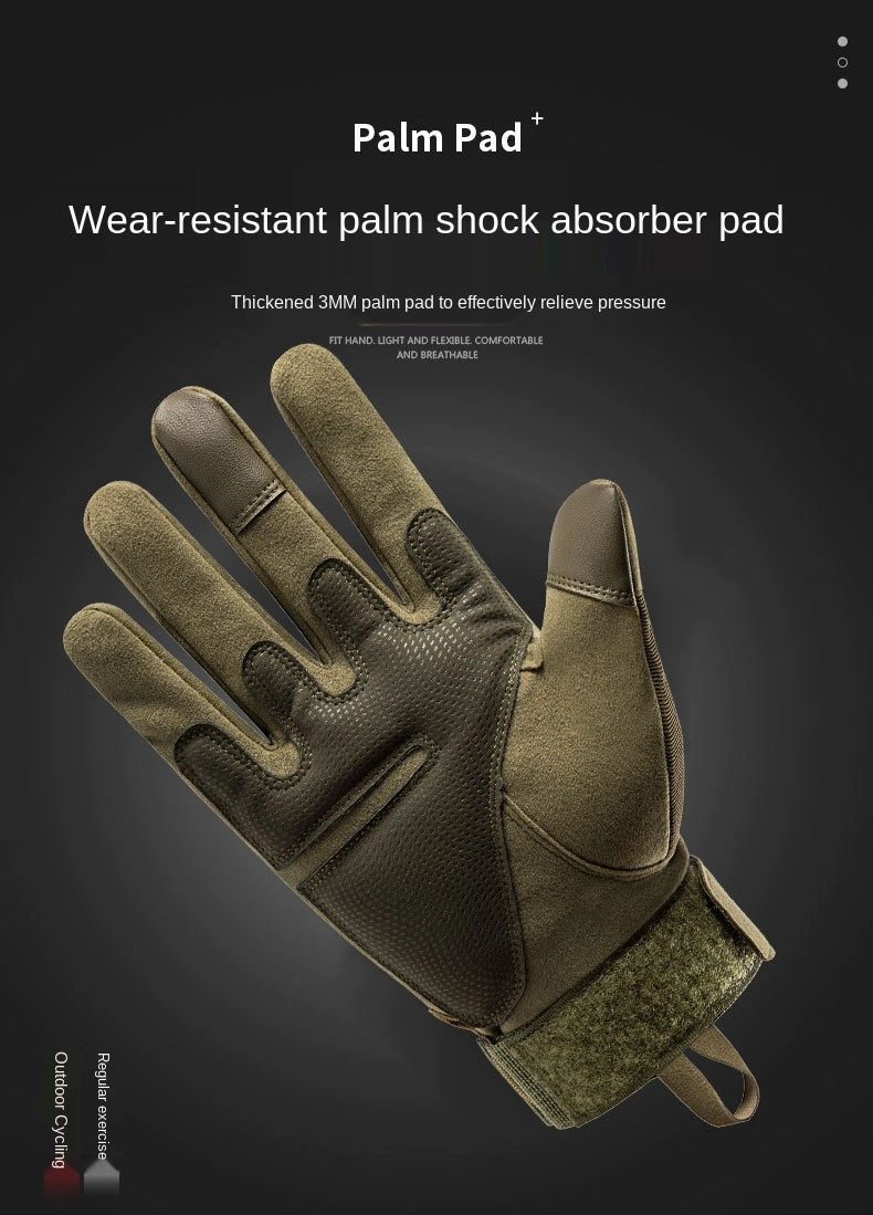 Tik Tok High Quality Touchscreen Heavy Duty Knuckle Military Style Gloves Durable Microfiber Tactical Sport Gloves