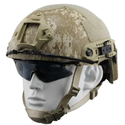 야외 훈련, 여행, 총알 머리 보호를 위한 클래식 군용 전술 탄소 섬유 바운스 방지 헬멧 장비